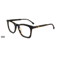 Light Business Neutral Square Acetate Optical Frame CO1118