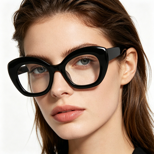 Retro Cat-Eye Acetate Optical Frame 882220