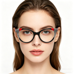 Chic Modern Cat-Eye Acetate Optical Frame CO1144