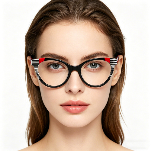 Chic Modern Cat-Eye Acetate Optical Frame CO1144