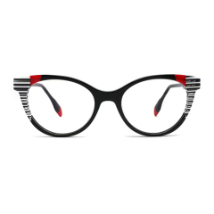 Chic Modern Cat-Eye Acetate Optical Frame CO1144