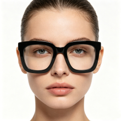 Retro Bold Square Acetate Optical Frame 882210