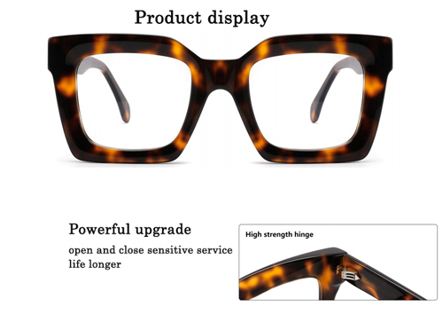 Bold Square Acetate Optical Frame 882215