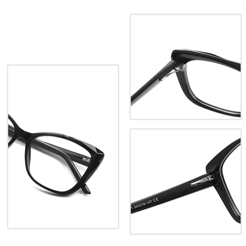 Sleek Cat-Eye Anti-Blue Light TR90 Frame 2001