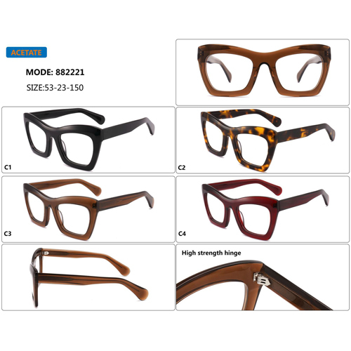 Modern Cat-Eye Acetate Optical Frame 882221