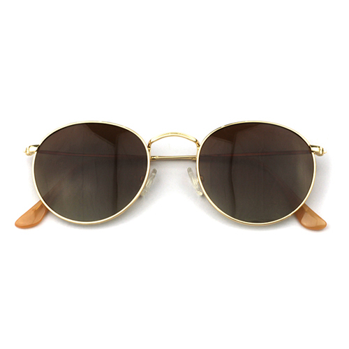 Retro Round Metal Sunglasses 3447s
