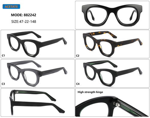 Vintage Round Acetate Optical Frame 882242