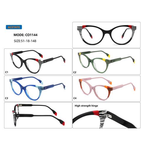 Chic Modern Cat-Eye Acetate Optical Frame CO1144