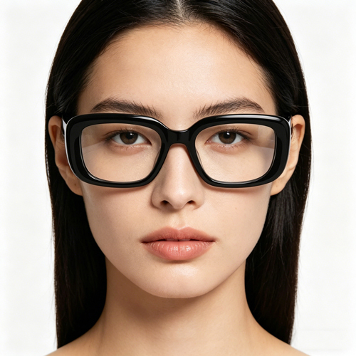 Retro Rectangular Acetate Optical Frame 882253