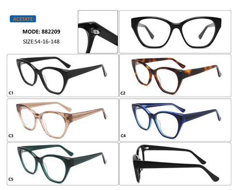 Soft Cat Eye Modern Acetate Frame 882209