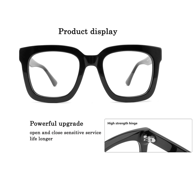 Retro Bold Square Acetate Optical Frame 882210