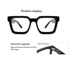 Geometric Bold Square Acetate Optical Frame 882206