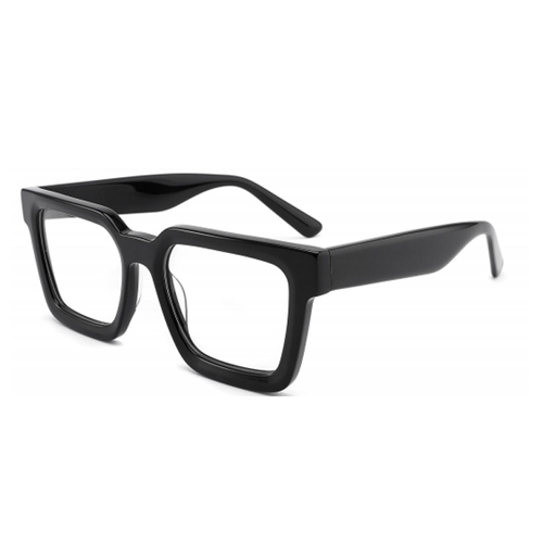 Geometric Bold Square Acetate Optical Frame 882206
