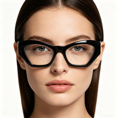 Vintage Upswept Cat Eye Acetate Frame 882213