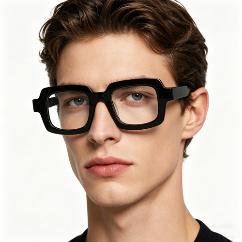 Classic Full-Rim Square Acetate Optical Frame 882219