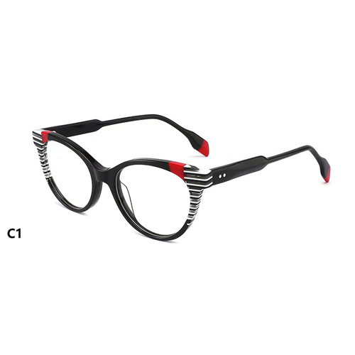 Chic Modern Cat-Eye Acetate Optical Frame CO1144