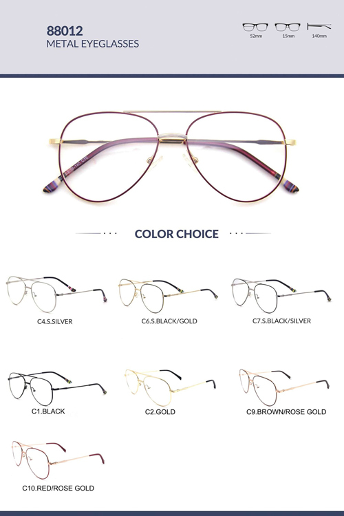 Classic Aviator Metal Optical Frame 88012