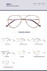 Classic Aviator Metal Optical Frame 88012
