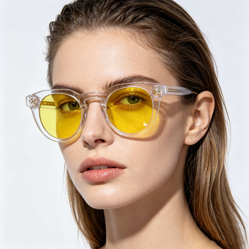 Thick Transparent Acetate Sunglasses AC9201S