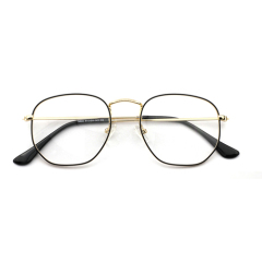 Geometric Metal Optical Frame 3548