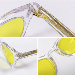 Thick Transparent Acetate Sunglasses AC9201S