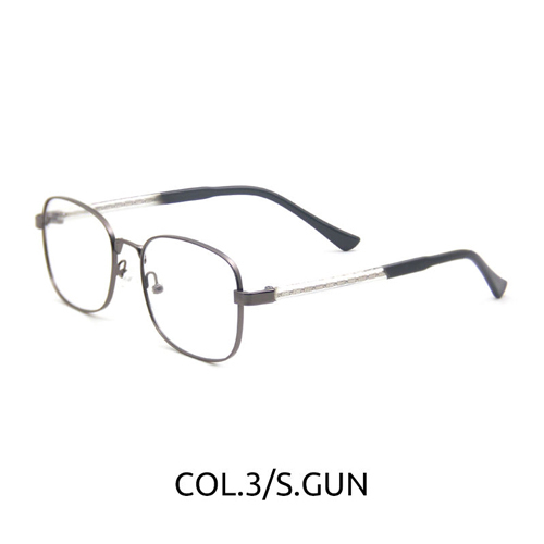 Men's Business Square Metal Optical Frame 99016