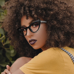 Chic Cat-Eye Anti-Blue Light TR90 Frame with Spring Hinge 2012