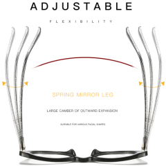 Chic Cat-Eye Anti-Blue Light TR90 Frame with Spring Hinge 2012