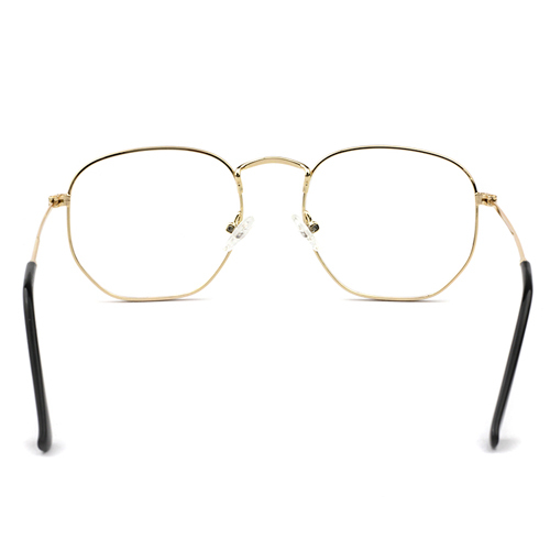 Geometric Metal Optical Frame 3548