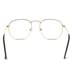 Geometric Metal Optical Frame 3548