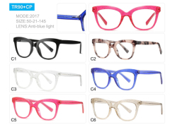 Vibrant Cat-Eye Anti-Blue Light TR90 Frame 2017