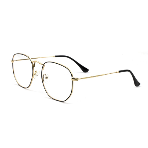 Geometric Metal Optical Frame 3548