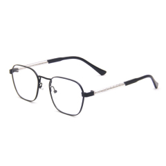 Men's Slim Square Metal Optical Frame 99018
