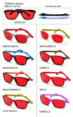Kids Anti Blue Light Glasses with Sleep-Friendly Red Lenses 6601A