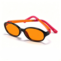 Kids Anti Blue Light Glasses with Orange Lenses 6602A