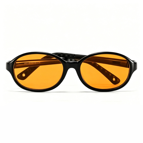Kids Anti Blue Light Glasses with Orange Lenses 6602A