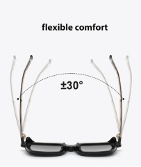 Polarized TR90 Clip On Sunglasses 2501