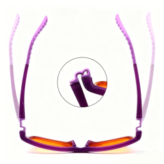 Kids Anti Blue Light Glasses with Orange Lenses 6602A