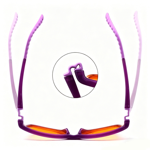 Kids Anti Blue Light Glasses with Orange Lenses 6602A
