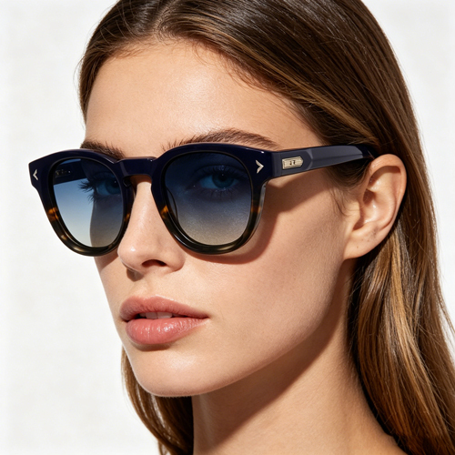 Unisex Polarized Gradient Lens Acetate Sunglasses G9005S