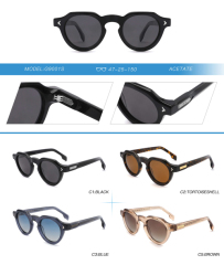 Retro Round Acetate Sunglasses G9001S