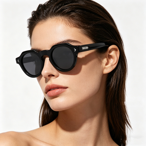 Retro Round Acetate Sunglasses G9001S