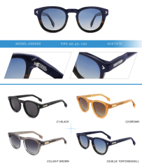 Unisex Polarized Gradient Lens Acetate Sunglasses G9005S