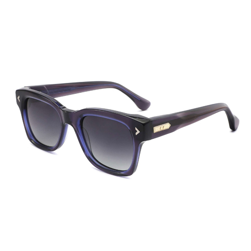 Unisex Bold Square Polarized Gradient Acetate Sunglasses G9006S
