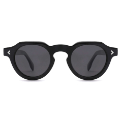 Retro Round Acetate Sunglasses G9001S