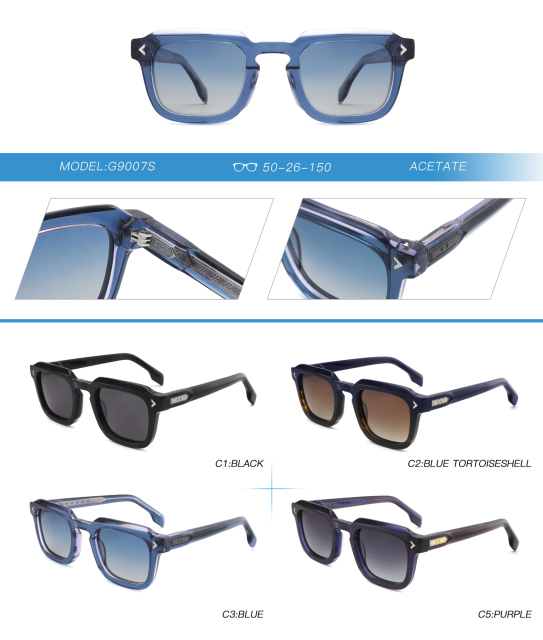 Unisex Polarized Acetate Sunglasses G9007S | Ajaoptical