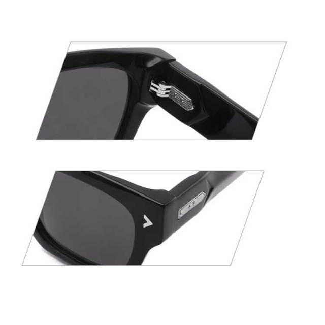 Unisex Black Polarized Sunglasses G9009S | Ajaoptical