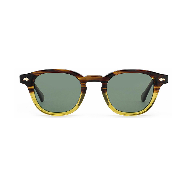 Unisex Retro Round Polarized Sunglasses AT9005 | Ajaoptical