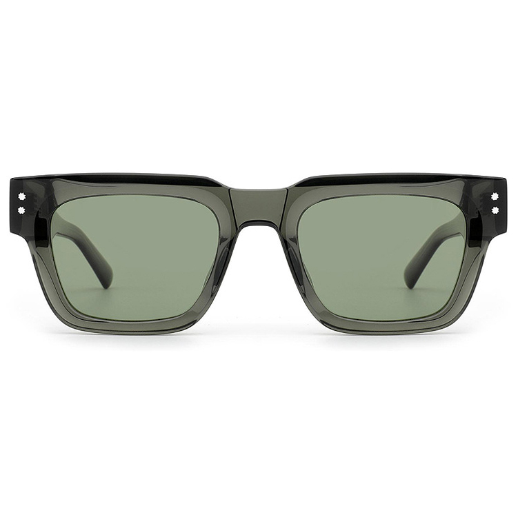 Unisex Transparent Green Polarized Sunglasses AT9030 | Ajaoptical