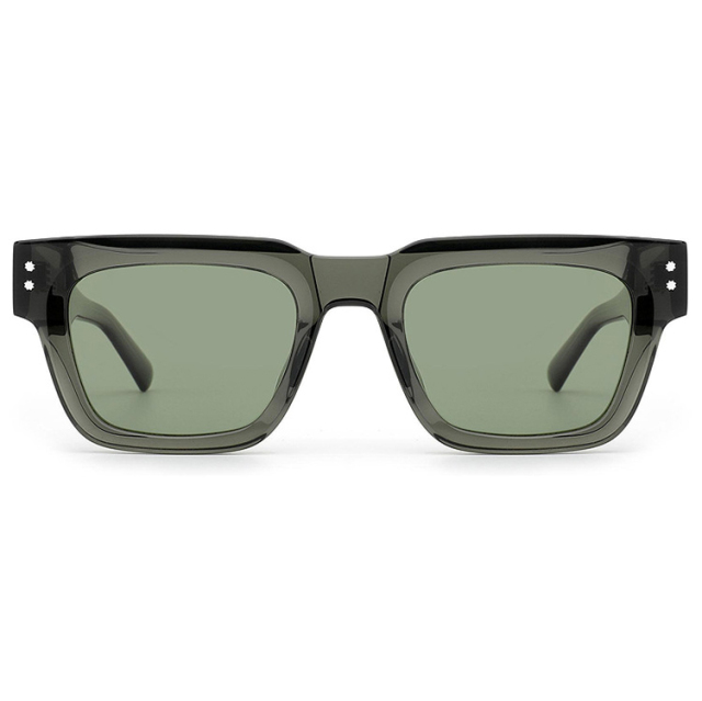 Unisex Transparent Green Polarized Sunglasses AT9030 | Ajaoptical